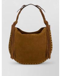 Isabel Marant - Oskan Hobo Soft Suede Leather Shoulder Bag - Lyst