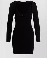 Alexander Wang - Crystal-Embellished Hybrid Bikini Mini Dress - Lyst