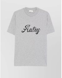 Autry - Cotton Crew Neck Short-Sleeve T-Shirt - Lyst