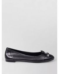 Balenciaga - Ballet Flats Bow Detail Metal Accents Round Toe - Lyst