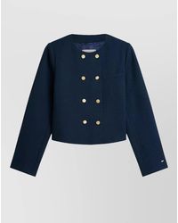 Tommy Hilfiger - Preppy Texture Lady Jacket Double Breasted - Lyst