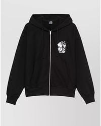 Stussy - Hooded Jacket Drawstring Hood Front Pockets - Lyst