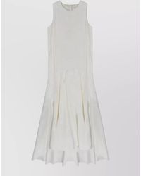 P.A.R.O.S.H. - Sleeveless Midi Dress - Lyst