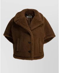 Max Mara - Jacket Short Sleeves Notched Lapels Pockets - Lyst