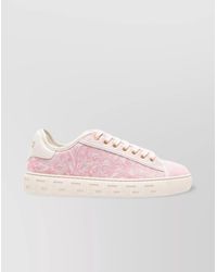Versace - Jacquard Patterned Low Top Sneakers - Lyst