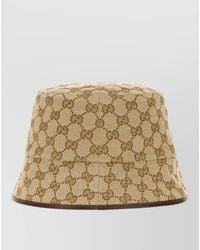 Gucci - Gg Fabric Bucket Hat Wide Brim - Lyst