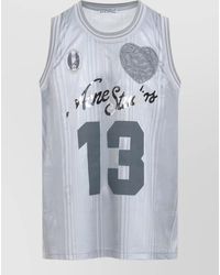 Acne Studios - T Shirt Embroidered Graphic Print Round Neckline - Lyst