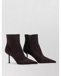 Le Silla - Ankle Boots Pointed Toe Stiletto Heel Suede - Lyst