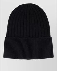 Gucci - Wool Beanie Hat Ribbed Design Turnup Brim - Lyst