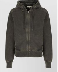 Entire studios - Cotton Sweatshirt Hood Ribbed Cuffs Hem - Lyst