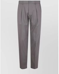 Herno - Virgin Wool Regular-Fit Tailored Trousers - Lyst