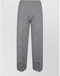 Circus Hotel - Viscose Trousers Elastic Waistband Wide Leg - Lyst