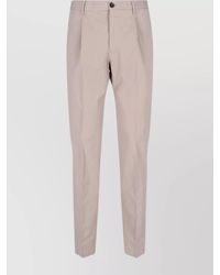 Incotex - Straight Leg Trousers With Belt Loops - Lyst