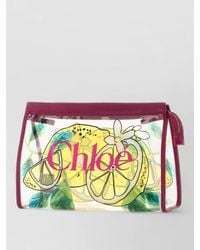 Chloé - Printed Rubber Clutch Bag - Lyst