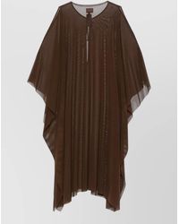 Fisico - Mesh Kaftan Dress Cold Shoulder Design - Lyst
