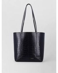 By Malene Birger - Abilso Croco Leather Tote Bag - Lyst