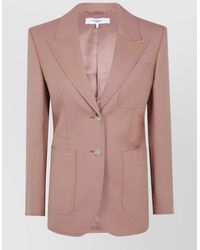 Chloé - Merino Wool Single-Breasted Straight-Cut Blazer - Lyst