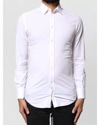 Dolce & Gabbana - Cotton Slim-Fit Long-Sleeve Dress Shirt - Lyst