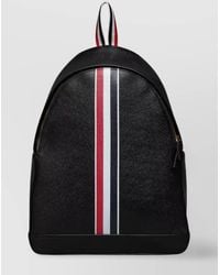 Thom Browne - Pebble-Grain Leather Multi-Pocket Backpack - Lyst