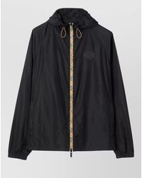 Burberry - Checker-Tape Nylon Hooded Jacket - Lyst