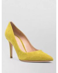Gianvito Rossi - Suede Leather Pumps Pointed Toe Design - Lyst