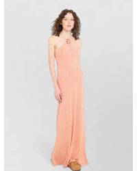 Alanui - Linen Halterneck Maxi Dress - Lyst