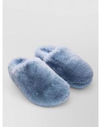 LA ROSE - Indoor Faux Fur Slippers Open Back - Lyst