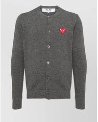 Comme des Garçons - Wool V-Neck Cardigan - Lyst