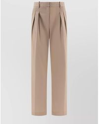 Loulou de Saison - Tailored Trousers With Pockets And Pleats - Lyst