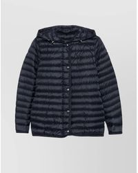 Moncler - Belted Quilted Down Jacket With Detachable Hood - Lyst
