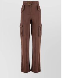 Versace Jeans Couture - Utility Cargo Trousers Embellished Buttons - Lyst