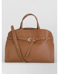 Coccinelle - Leather Shoulder Bag Adjustable Strap Handles - Lyst