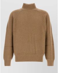 LeKasha - Cashmere Lette High Neck Ribbed Sweater - Lyst