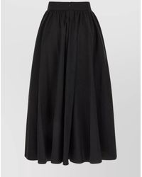 Patou - Cotton Skirt With Elastic Waistband And Pockets - Lyst