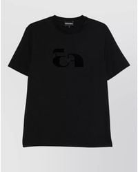 Emporio Armani - Cotton Logo Print Short-Sleeve T-Shirt - Lyst