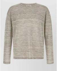 Roberto Collina - Mouliné Knit Sweater Round Neck - Lyst