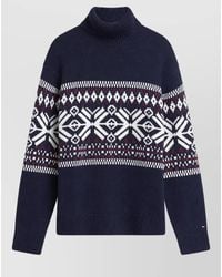 Tommy Hilfiger - Fair Isle Wool-Blend Turtleneck Jumper - Lyst