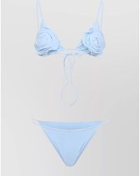 LaRevêche - Sanya Bikini Triangle Top Floral Straps - Lyst