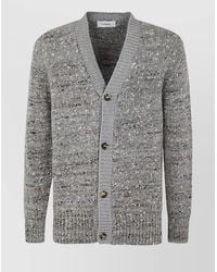 Lardini - Wool Alpaca Silk Cardigan - Lyst