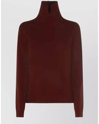 Jil Sander - Wool Ribbed Turtleneck Sweater - Lyst