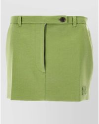 Miu Miu - Stretch Jersey Mini Skirt - Lyst