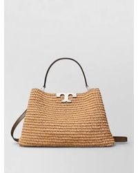 Tory Burch - Honeycomb Crochet Satchel Shoulder Bag Leather - Lyst