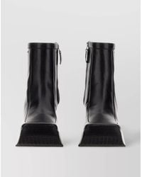 Raf Simons - Leather Ankle Boots - Lyst