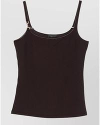 Gucci - Sleeveless Viscose Top - Lyst