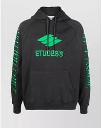 Etudes Studio - Organic Cotton Logo-Embroidered Hoodie - Lyst