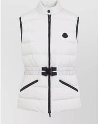 Moncler - Down Quilted Belted Gilet - Lyst