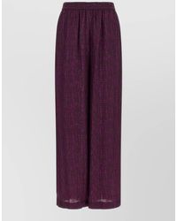 Gianluca Capannolo - Claudia Lounge Pants Abstract Pattern Wide Leg - Lyst