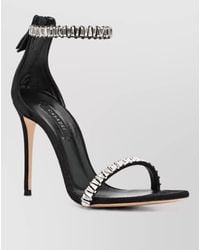 Casadei - Leather Ankle-Strap Sandals - Lyst