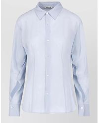 AURALEE - Silk Shirt - Lyst