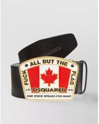 DSquared² - Leaf Detail Buckle Adjustable Fit Belts - Lyst